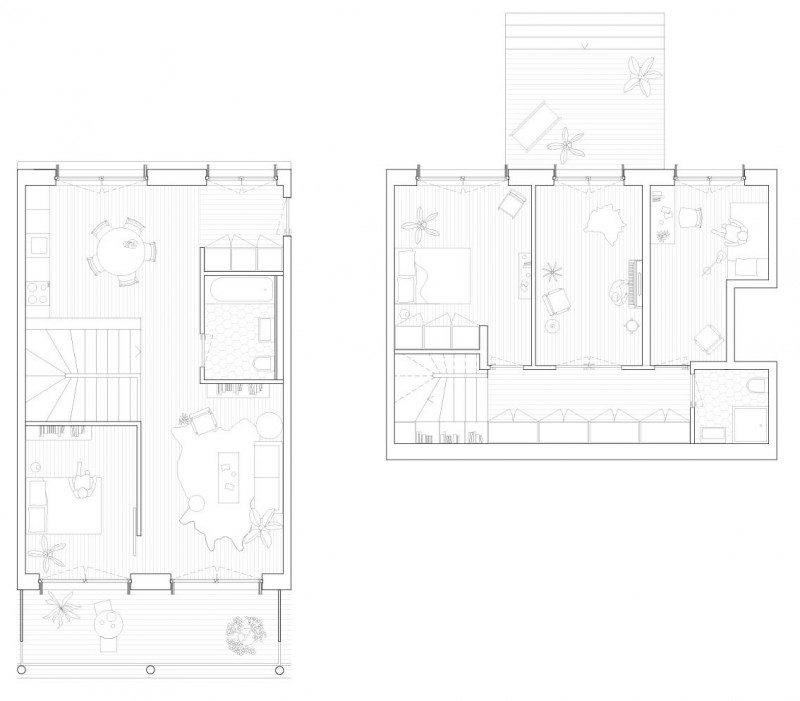 B2A 045 - 30 logements bourg-typo-rdc-50-table-ronde