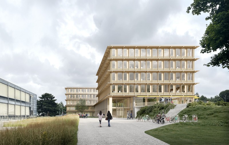 B2A 039 - UNIL bâtiment pour les Sciences Humaines vue-chamberonne