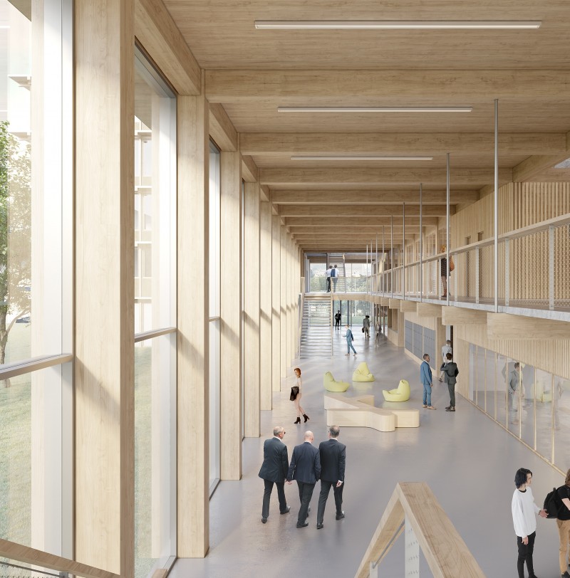 B2A 039 - UNIL bâtiment pour les Sciences Humaines vue-hall-copie
