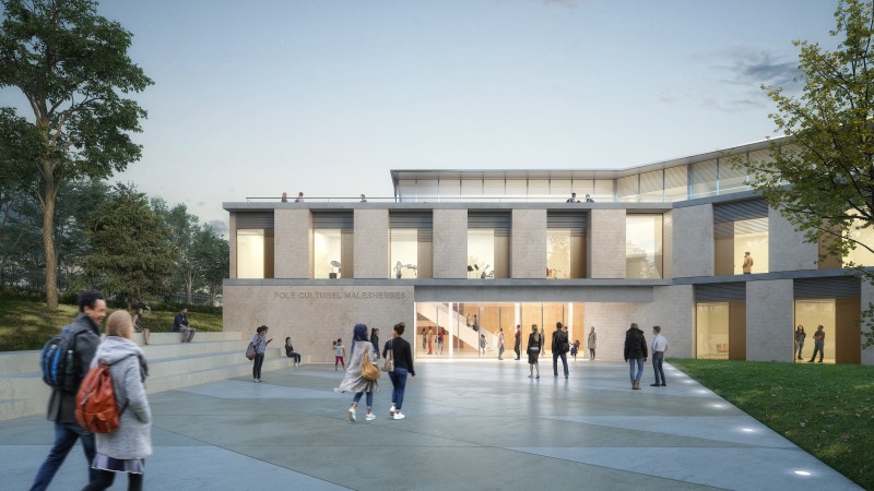 B2A 027 - Espace culturel Malesherbes frontale-hd