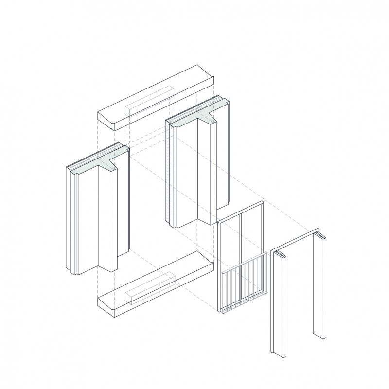 B2A 023 - 104 logements axonometrie_detail-epurer