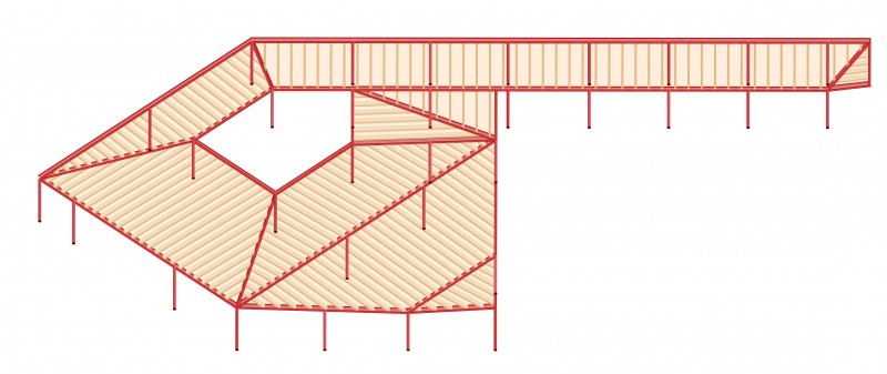 B2A 049 - Lyc&eacute;e G&eacute;rard de Nerval luzarches_axonometrie-preau