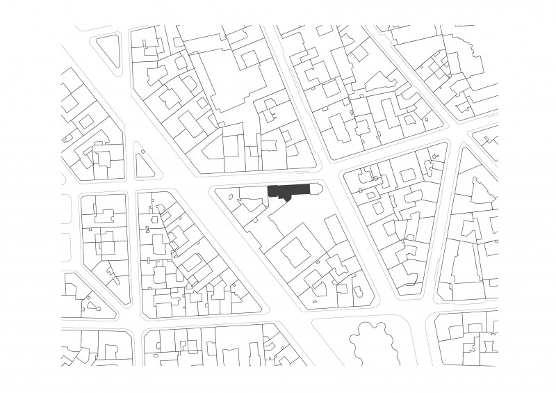 B2A 047 - Mairie du 8ème arrondissement 047_mairie-du-8e_plan-de-situation-_1_2000