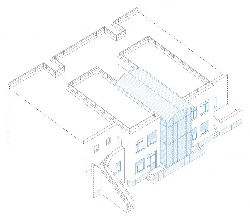 B2A 073 - Groupe scolaire de l'Orme au chat orme-au-chat_serres-maternelles_axo