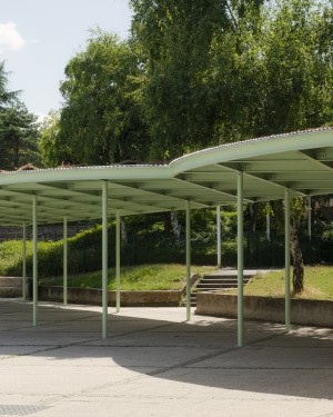 B2A 048 - Préau au collège Romain Rolland Le Plessis-Robinson