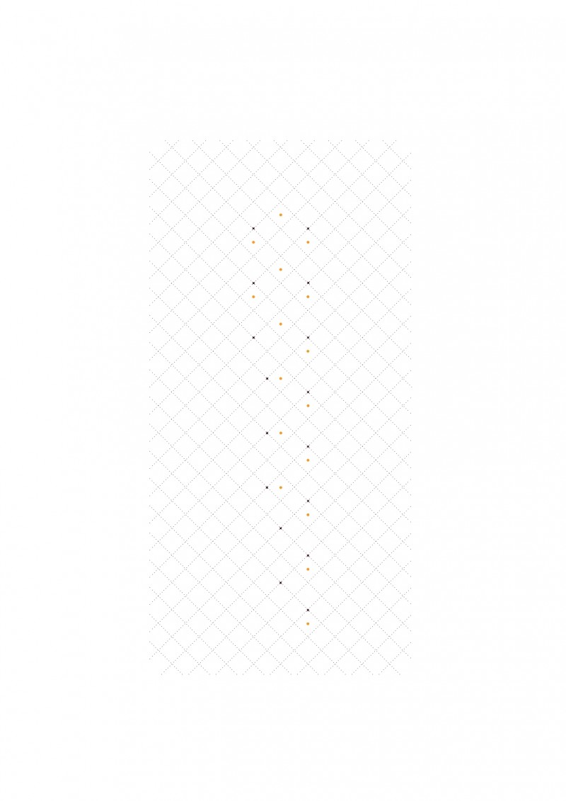 B2A 048 - Préau au collège Romain Rolland plan-implantation-poteaux-et-luminaire-preau